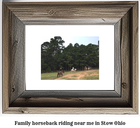 family horseback riding near me in Stow, Ohio